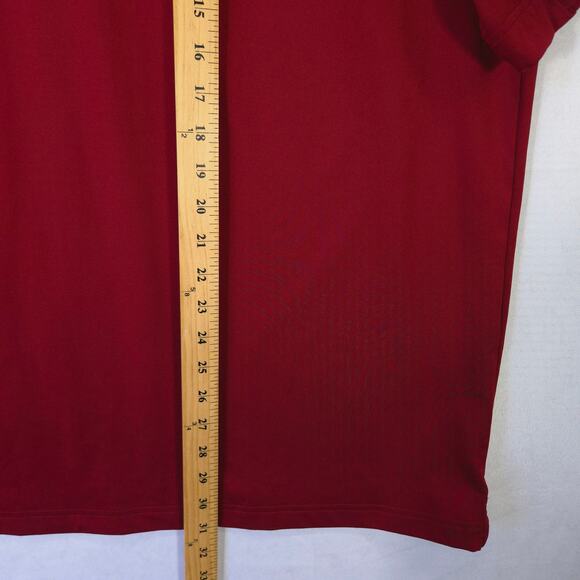 Under Armour Polo Mens XL Maroon Loose Fit Performance Golf Shirt Boston College - Picture 6 of 10